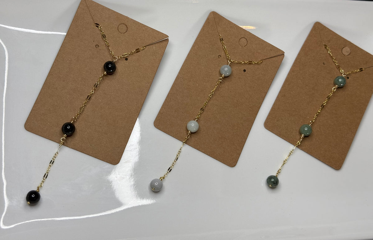 ʻEkolu jade necklace