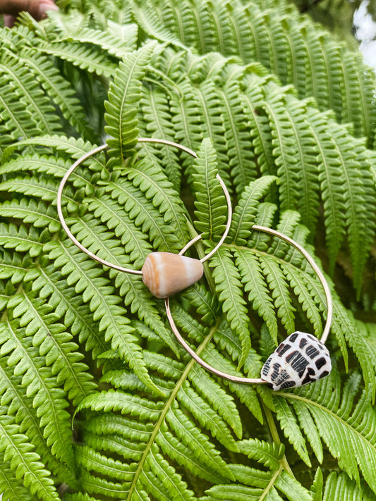 Adult cone shell bangle