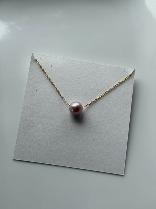 Floating Edison pearl necklace