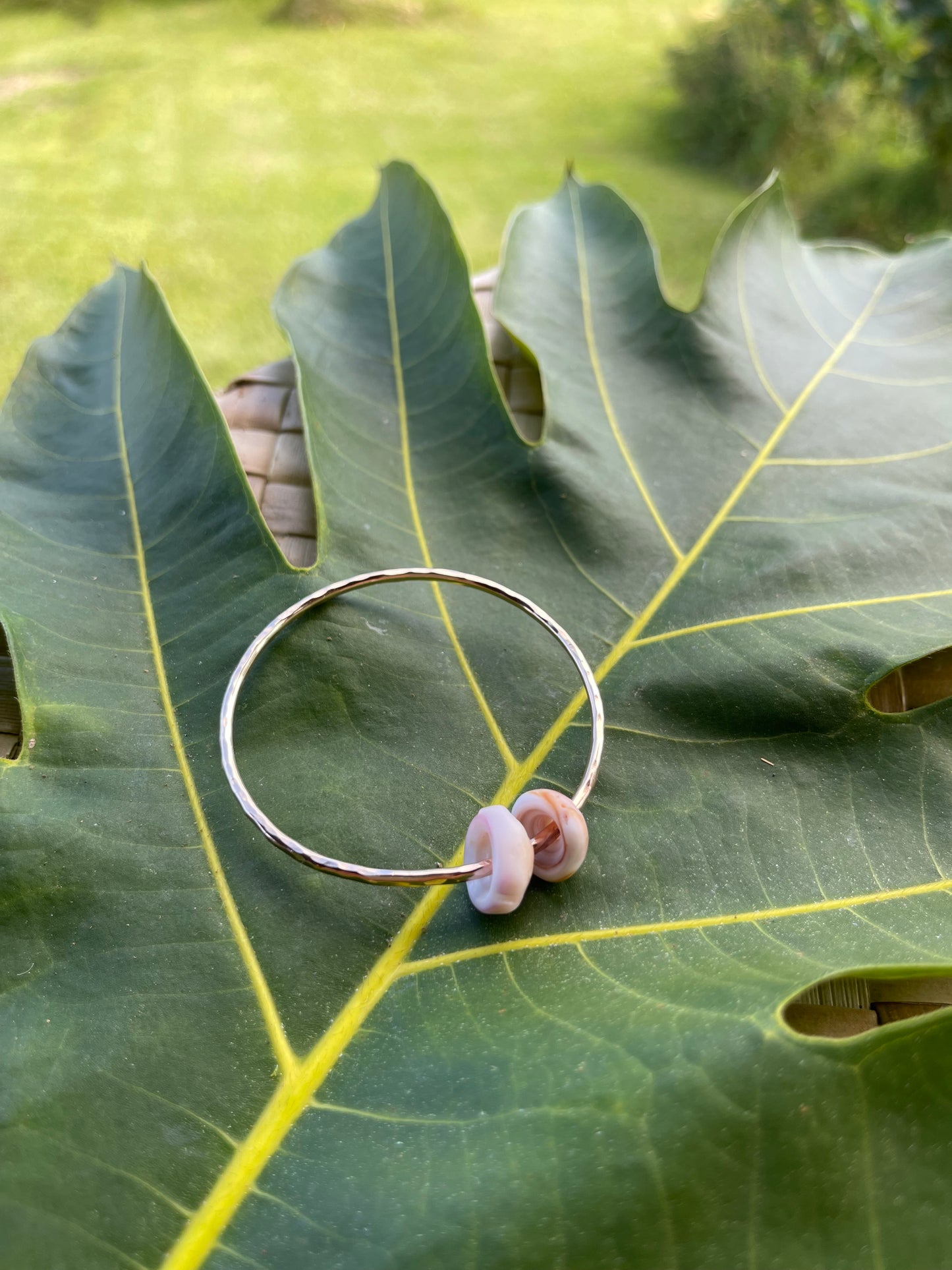 Baby puka shell bangle